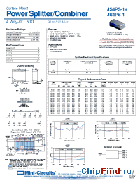 Datasheet JS4PS-1 manufacturer Mini-Circuits