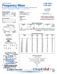 Datasheet JYM-30H+ manufacturer Mini-Circuits