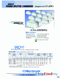 Datasheet K1-ADP+ manufacturer Mini-Circuits