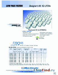 Datasheet K2-LFCN manufacturer Mini-Circuits