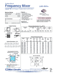 Datasheet LAVI-9VH manufacturer Mini-Circuits