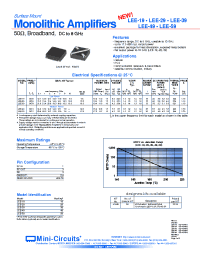 Datasheet LEE-49 manufacturer Mini-Circuits