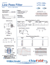 Datasheet LFTC-1350+ manufacturer Mini-Circuits