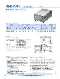 Datasheet LZY-2 manufacturer Mini-Circuits