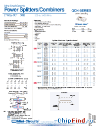 Datasheet QCN-12A manufacturer Mini-Circuits