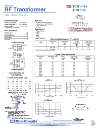 Datasheet TCN1-10 manufacturer Mini-Circuits