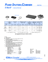 Datasheet ZB6PD1-960 manufacturer Mini-Circuits