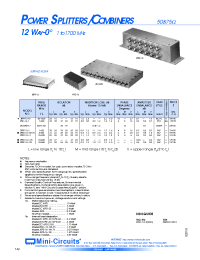 Datasheet ZC16PD-960W manufacturer Mini-Circuits