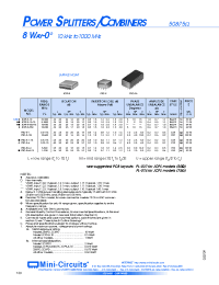 Datasheet ZC8PD1-10 manufacturer Mini-Circuits