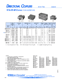 Datasheet ZFDC-10-6 manufacturer Mini-Circuits
