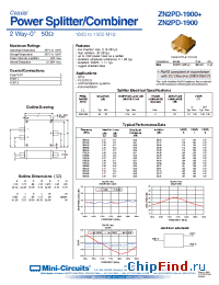 Datasheet ZN2PD-1900 manufacturer Mini-Circuits