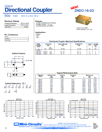 Datasheet ZNDC-18-2G manufacturer Mini-Circuits