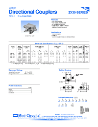 Datasheet ZX30-13-4 manufacturer Mini-Circuits