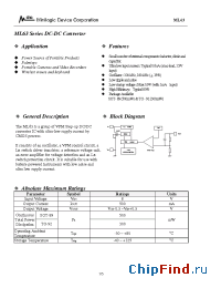 Datasheet ML63301PR manufacturer Minilogic