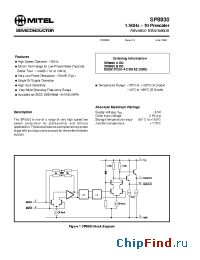 Datasheet DES9157201 manufacturer Mitel