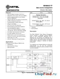 Datasheet MH88437AD-P manufacturer Mitel