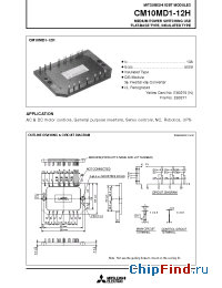 Datasheet CM10MD1-12H manufacturer Mitsubishi