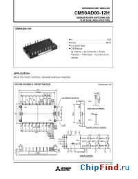 Datasheet CM50AD05-12H manufacturer Mitsubishi