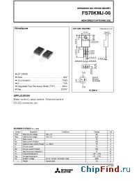 Datasheet CT60AM-18B manufacturer Mitsubishi