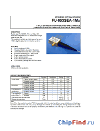 Datasheet FU-653SEA-V1M2 manufacturer Mitsubishi