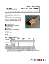 Datasheet FU-68SDF-V802M106B manufacturer Mitsubishi