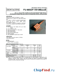 Datasheet FU-68SDF-V810M170B manufacturer Mitsubishi
