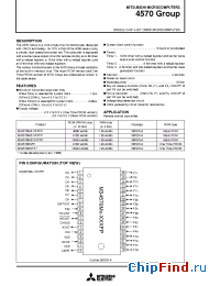 Datasheet M34570E8 manufacturer Mitsubishi