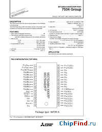 Datasheet M37534RSS manufacturer Mitsubishi