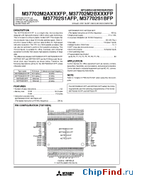 Datasheet M37702M2-127FP manufacturer Mitsubishi