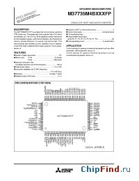 Datasheet M37735M4BXXXFP manufacturer Mitsubishi