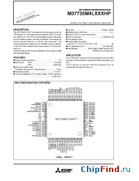 Datasheet M37735M4LXXXHP manufacturer Mitsubishi