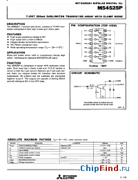 Datasheet M54525P manufacturer Mitsubishi