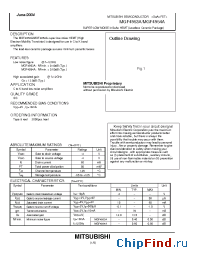 Datasheet MGF4953A manufacturer Mitsubishi