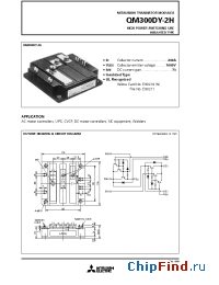 Datasheet QM300DY-2H manufacturer Mitsubishi