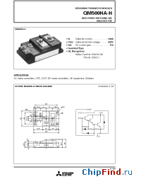 Datasheet QM500HA-H manufacturer Mitsubishi