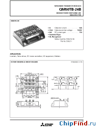 Datasheet QM50TB-24B manufacturer Mitsubishi