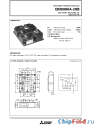 Datasheet QM800HA-2HB manufacturer Mitsubishi