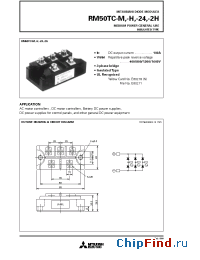 Datasheet RM50TC-H manufacturer Mitsubishi