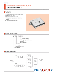Datasheet UVE25-AW66D manufacturer Mitsumi