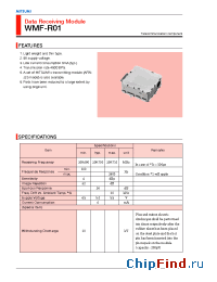 Datasheet WMF-R01 manufacturer Mitsumi