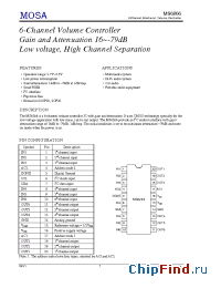 Datasheet MS6266GU manufacturer MOSA