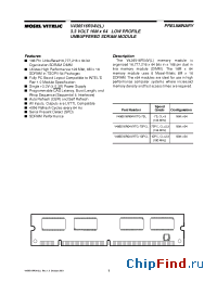 Datasheet V436516R04VL manufacturer Mosel