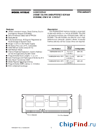 Datasheet V436532Z04VASG-10PC manufacturer Mosel