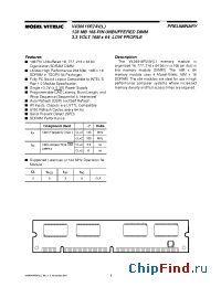 Datasheet V436616R24VATG-10PCL manufacturer Mosel