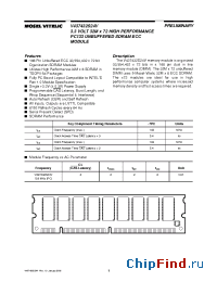 Datasheet V437432S24VXTG-75PC manufacturer Mosel