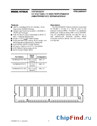 Datasheet V437464Q24VXTG-75 manufacturer Mosel