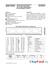 Datasheet V4DJX132BLT/V4DJ132BLT manufacturer Mosel