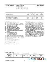 Datasheet V54C2128164VAT manufacturer Mosel