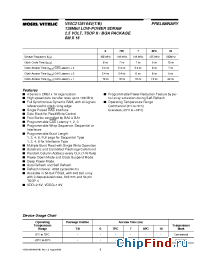 Datasheet V55C2128164VT/BB8PC manufacturer Mosel