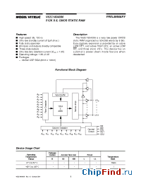 Datasheet V62C1804096L-85BI manufacturer Mosel